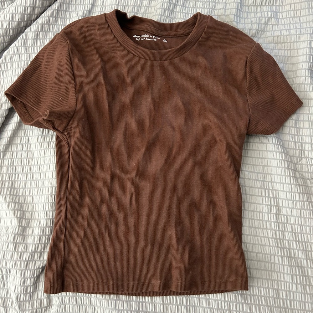 Abercrombie Brown baby T XS